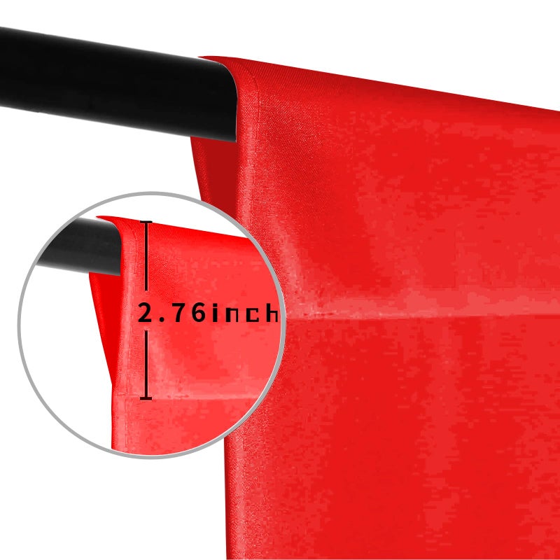 LYLYCTY Red Photo Backdrop for Photoshoot Photography Background Studio Backdrop Streaming Video Shooting 5x7FT - Image 5